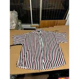 Alexander Martin Button Down XXL Shirt, Tri-Colored Men's Shirt,‎ Casual Top